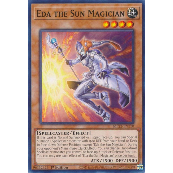 Yu-Gi-Oh TCG MP22-EN110 C Eda the Sun Magician Effect Monster