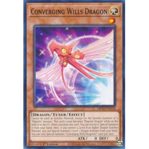 Yu-Gi-Oh TCG MP22-EN118 C Converging Wills Dragon Effect Tuner monster