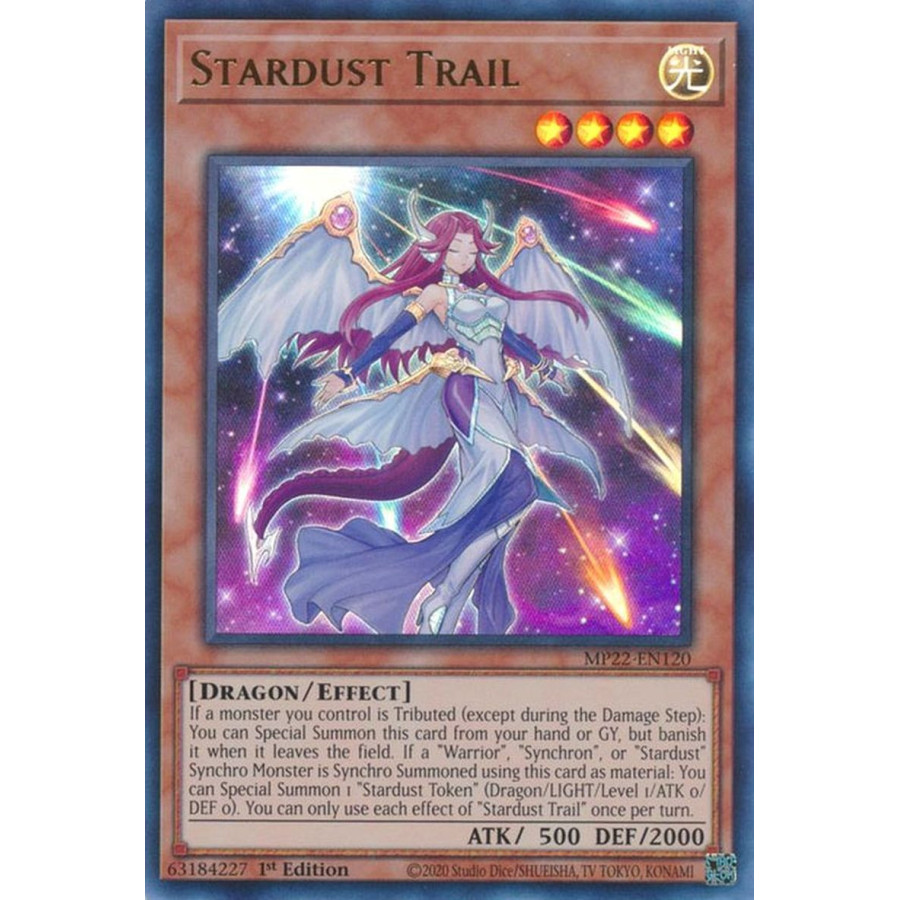 Yu-Gi-Oh TCG MP22-EN120 UR Stardust Trail Effect Monster