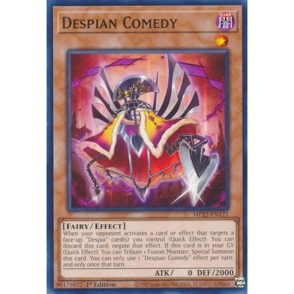 Yu-Gi-Oh TCG MP22-EN121 C Despian Comedy Effect Monster