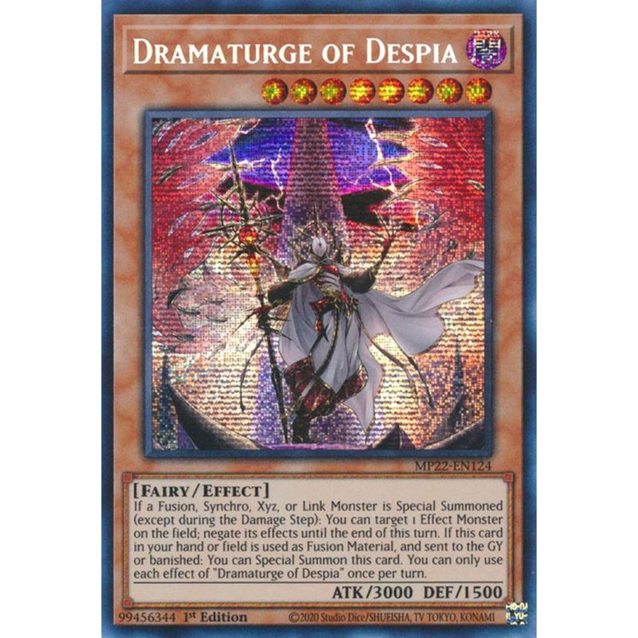 Yu-Gi-Oh TCG MP22-EN124 PSE Dramaturge of Despia Effect Monster