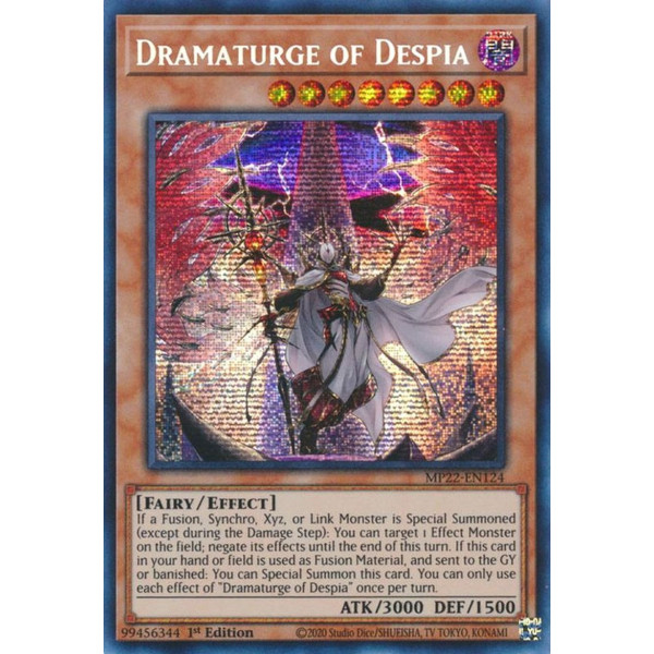 Yu-Gi-Oh TCG MP22-EN124 PSE Dramaturge of Despia Effect Monster