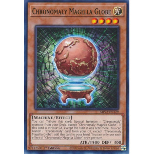 Yu-Gi-Oh TCG MP22-EN129 C Chronomaly Magella Globe Effect Monster
