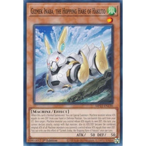 Yu-Gi-Oh TCG MP22-EN130 C Gizmek Inaba, the Hopping Hare of Hakuto Effect Monster