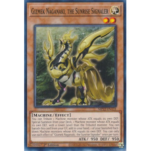 Yu-Gi-Oh TCG MP22-EN131 C Gizmek Naganaki, the Sunrise Signaler Effect Monster