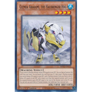 Yu-Gi-Oh TCG MP22-EN133 C Gizmek Arakami, the Hailbringer Hog Effect Monster