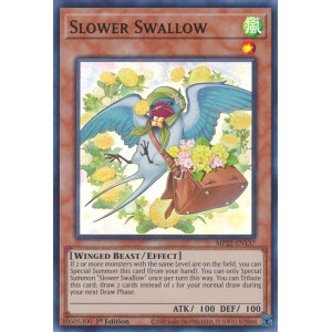 Yu-Gi-Oh TCG MP22-EN137 SR Slower Swallow Effect Monster