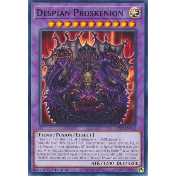 Yu-Gi-Oh TCG MP22-EN142 C Despian Proskenion Effect Fusion Monster