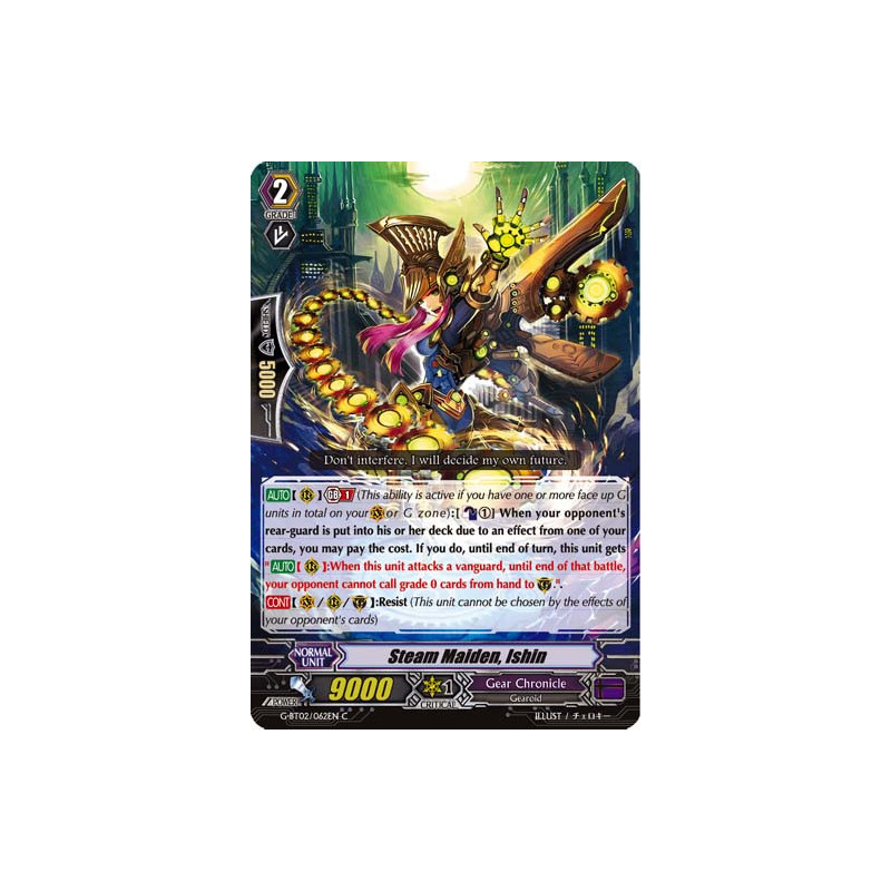 Vanguard_TCG_card_G-BT02_062EN_C_Steam_Maiden_Ishin_Soaring_Ascent_of_Gale_Blossom