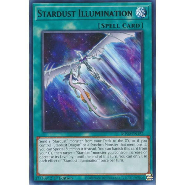 Yu-Gi-Oh TCG MP22-EN152 R Stardust Illumination Normal Spell
