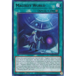 Yu-Gi-Oh TCG MP22-EN158 R Magikey World Field Spell