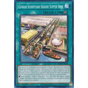 Yu-Gi-Oh TCG MP22-EN159 C Gunkan Sushipyard Seaside Supper Spot Field Spell