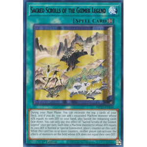 Yu-Gi-Oh TCG MP22-EN160 R Sacred Scrolls of the Gizmek Legend Field Spell