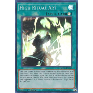 Yu-Gi-Oh TCG MP22-EN162 SR High Ritual Art Ritual Spell