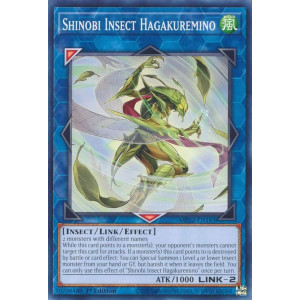 Yu-Gi-Oh TCG MP22-EN183 C Shinobi Insect Hagakuremino Effect Link Monster