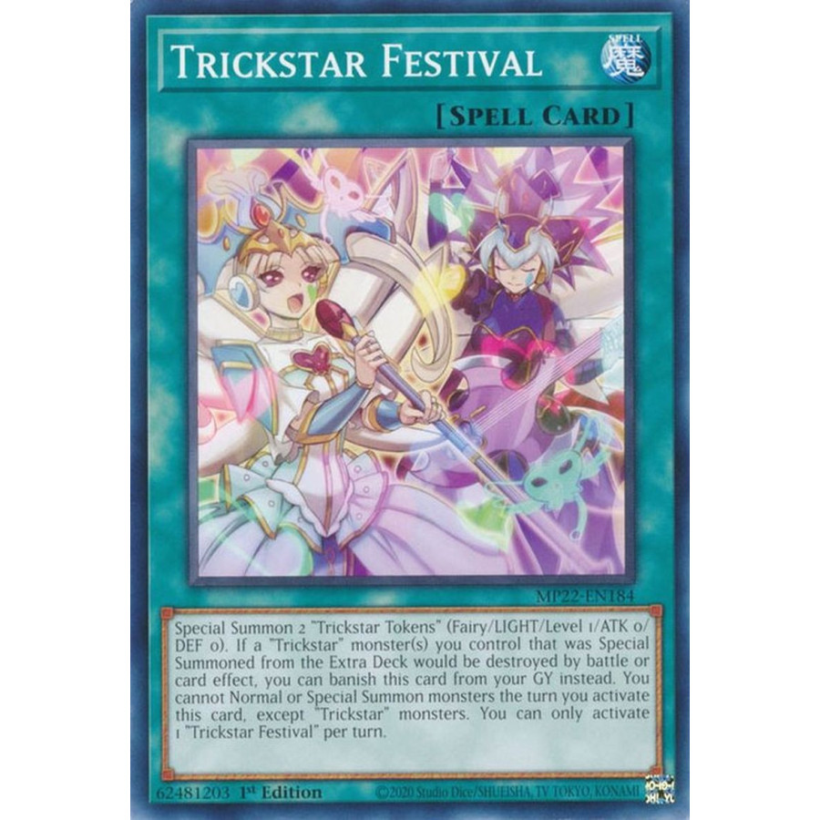 Yu-Gi-Oh TCG MP22-EN184 C Trickstar Festival Normal Spell