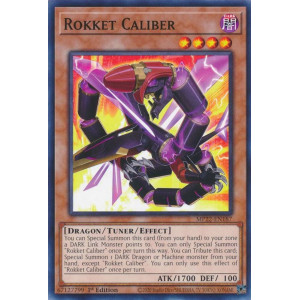 Yu-Gi-Oh TCG MP22-EN187 C Rokket Caliber Effect Tuner monster