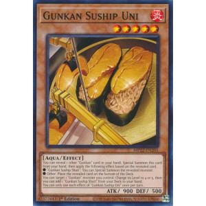 Yu-Gi-Oh TCG MP22-EN201 C Gunkan Suship Uni Effect Monster