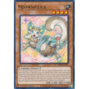 Yu-Gi-Oh TCG MP22-EN207 C Meowseclick Effect Monster