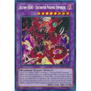 Yu-Gi-Oh TCG MP22-EN209 PSE Destiny HERO - Destroyer Phoenix Enforcer Effect Fusion Monster