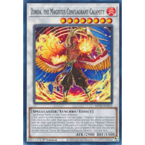 Yu-Gi-Oh TCG MP22-EN212 C Zoroa, the Magistus Conflagrant Calamity Effect Synchro Monster