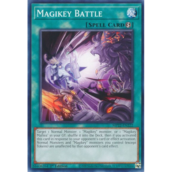 Yu-Gi-Oh TCG MP22-EN222 C Magikey Battle Quick-Play Spell