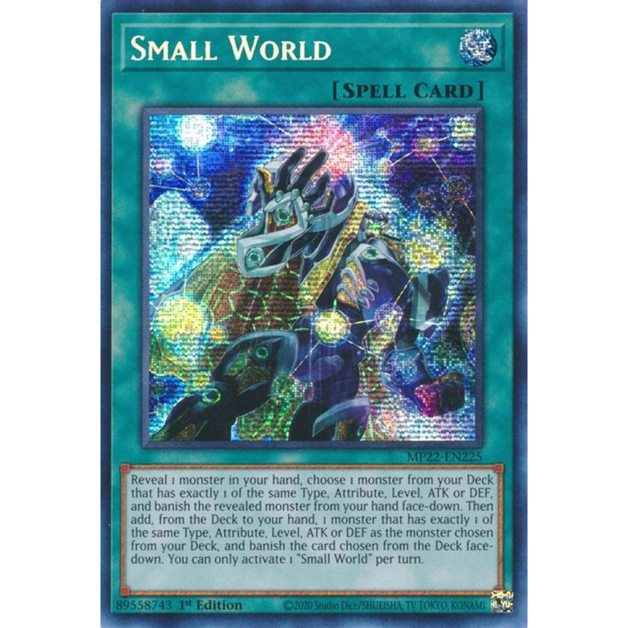 Yu-Gi-Oh TCG MP22-EN225 PSE Small World Normal Spell