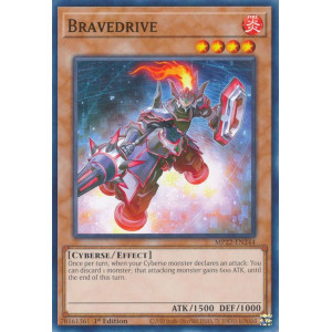 Yu-Gi-Oh TCG MP22-EN244 C Bravedrive Effect Monster