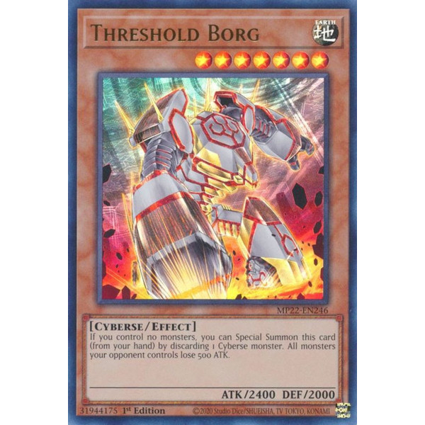 Yu-Gi-Oh TCG MP22-EN246 UR Threshold Borg Effect Monster