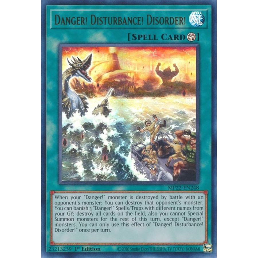 Yu-Gi-Oh TCG MP22-EN248 UR Danger! Disturbance! Disorder! Field Spell