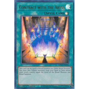 Yu-Gi-Oh TCG MP22-EN250 UR Contract with the Abyss Ritual Spell
