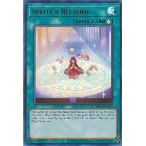 Yu-Gi-Oh TCG MP22-EN252 UR Sprite's Blessing Ritual Spell