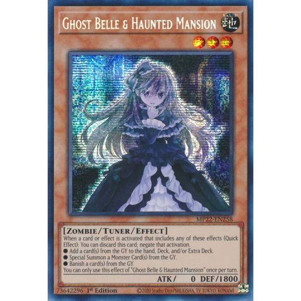 Yu-Gi-Oh TCG MP22-EN258 PSE Ghost Belle & Haunted Mansion Effect Tuner monster