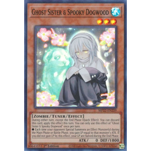 Yu-Gi-Oh TCG MP22-EN259 SR Ghost Sister & Spooky Dogwood Effect Tuner monster