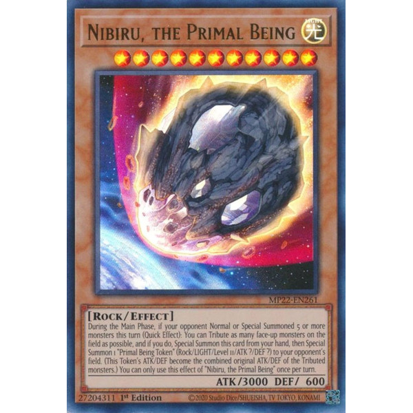 Yu-Gi-Oh TCG MP22-EN261 UR Nibiru, the Primal Being Effect Monster
