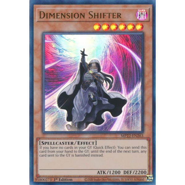 Yu-Gi-Oh TCG MP22-EN263 UR Dimension Shifter Effect Monster