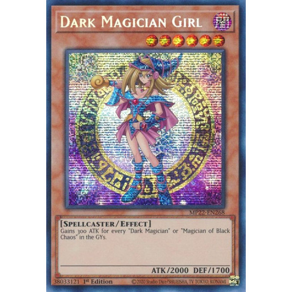 Yu-Gi-Oh TCG MP22-EN268 PSE Dark Magician Girl Effect Monster