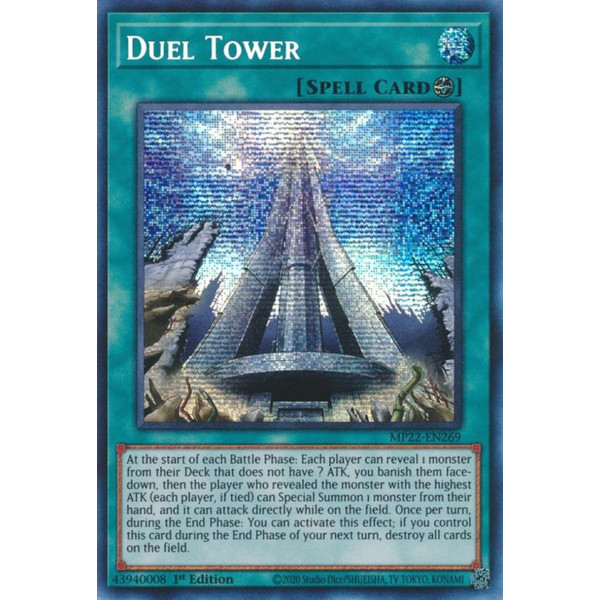 Yu-Gi-Oh TCG MP22-EN269 PSE Duel Tower Field Spell