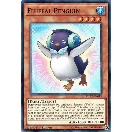 YuGiOh Fluffal Penguin FUEN-EN015 Super Rare1st Ed 