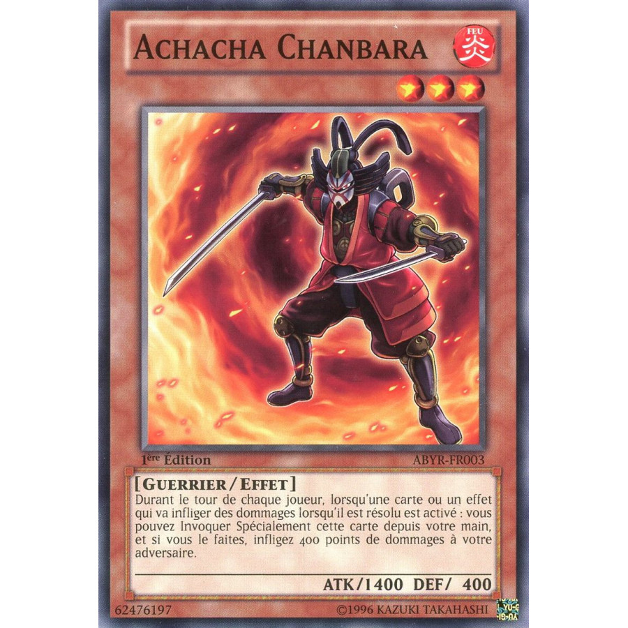 Yu-Gi-Oh TCG ABYR-FR003 C Achacha Chanbara L'Ascension des Abysses