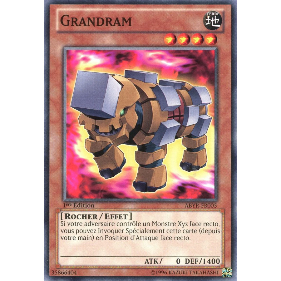 Yu-Gi-Oh TCG ABYR-FR005 C Grandram L'Ascension des Abysses