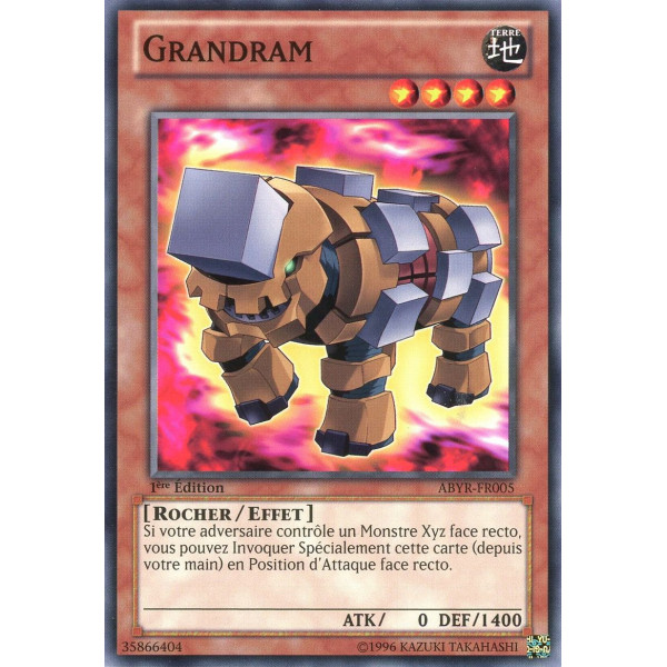 Yu-Gi-Oh TCG ABYR-FR005 C Grandram L'Ascension des Abysses