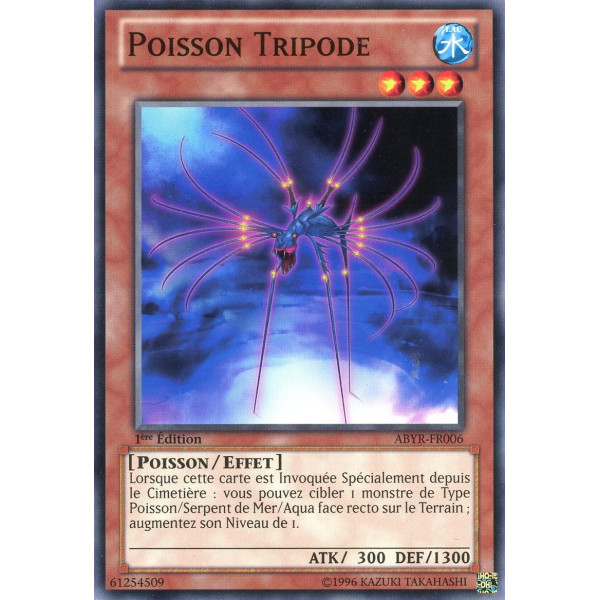 Yu-Gi-Oh TCG ABYR-FR006 C Poisson Tripode L'Ascension des Abysses