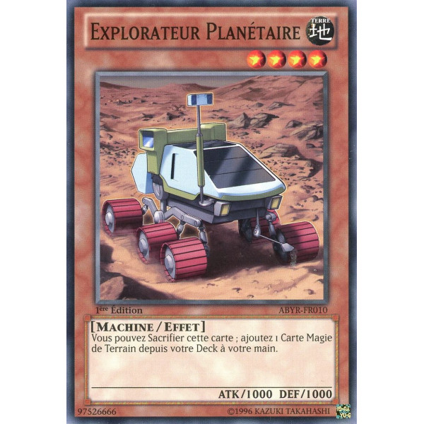 Yu-Gi-Oh TCG ABYR-FR010 C Explorateur Planétaire L'Ascension des Abysses