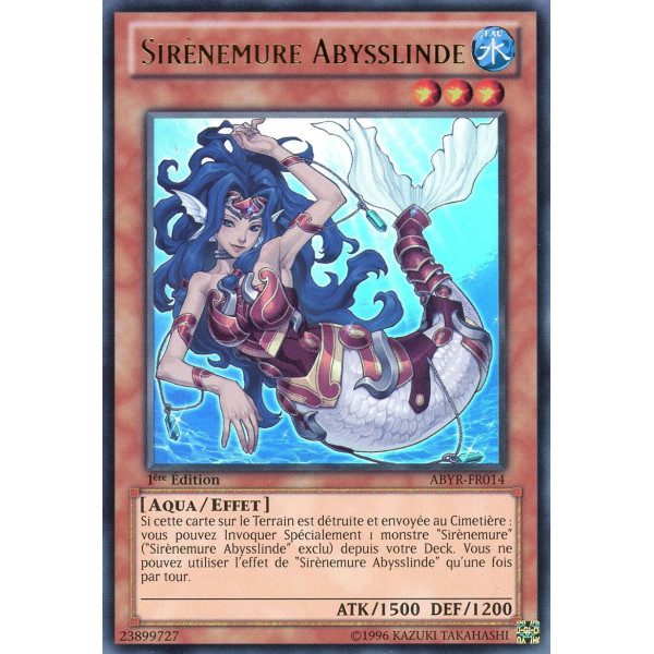 Yu-Gi-Oh TCG ABYR-FR014 UR Sirènemure Abysslinde L'Ascension des Abysses