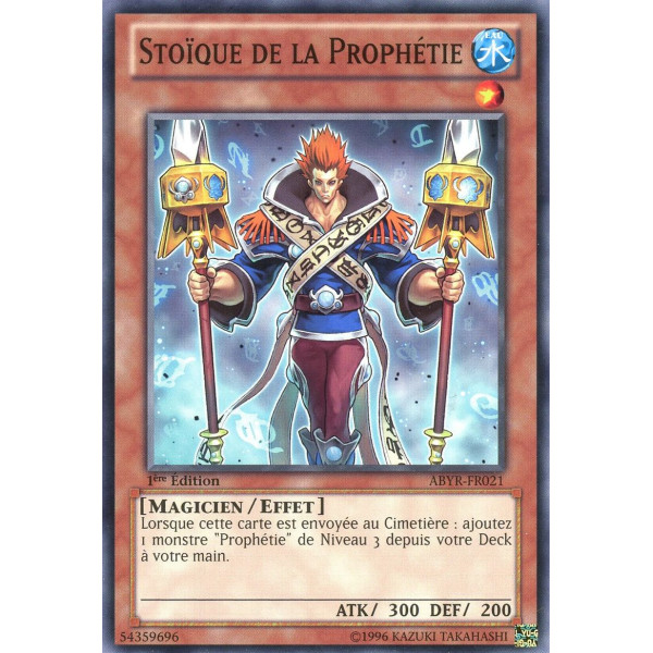 Yu-Gi-Oh TCG ABYR-FR021 C Stoïque de la Prophétie L'Ascension des Abysses