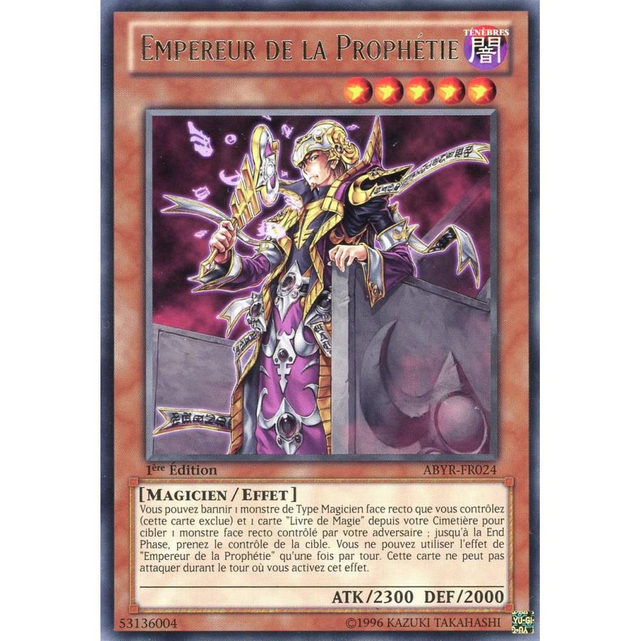 Yu-Gi-Oh TCG ABYR-FR024 R Empereur de la Prophétie L'Ascension des Abysses