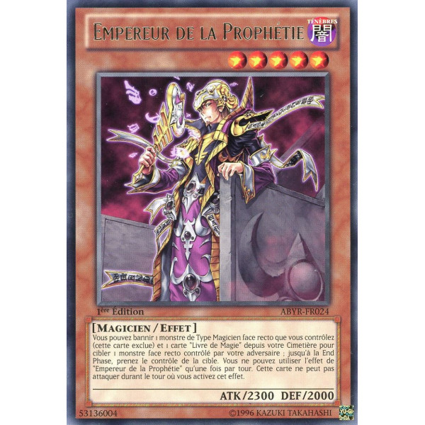 Yu-Gi-Oh TCG ABYR-FR024 R Empereur de la Prophétie L'Ascension des Abysses
