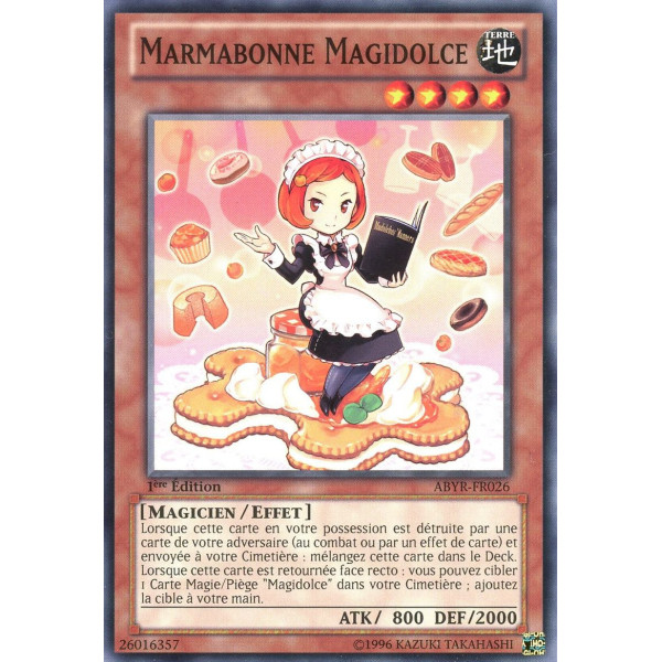 Yu-Gi-Oh TCG ABYR-FR026 C Marmabonne Magidolce L'Ascension des Abysses