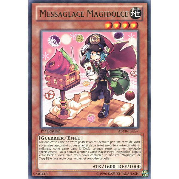 Yu-Gi-Oh TCG ABYR-FR027 R Messaglace Magidolce L'Ascension des Abysses